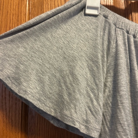 Gray Off-Shoulder Women's Top - Picture 3 of 6